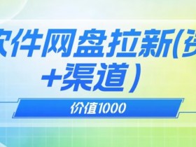 免费送1000元AI软件：UC网盘拉新教程+最高价渠道揭秘-54创业网