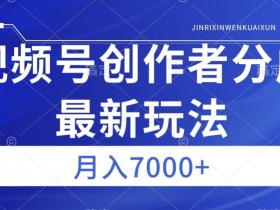 视频号广告分成怎么赚钱？简单制作爆款作品，半月收益3000+实操揭秘-54创业网