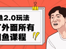 闲鱼2.0赚钱新玩法：单号日入2000+实战教程，秒杀市面课程-54创业网
