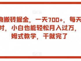 得物搬砖赚钱：小白日赚700+，2小时轻松月入过万，保姆级教程-54创业网