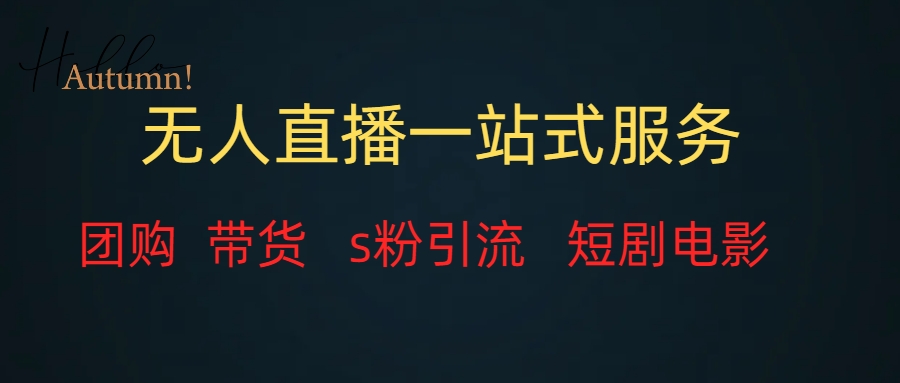 无人直播赚钱：全套稳定变现服务，轻松开启被动收入-54创业网