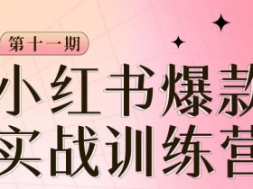 小红书运营培训：0基础起号到变现，第11期爆款训练营开课-54创业网