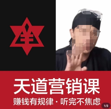天道营销课：老阮揭秘赚钱规律，告别焦虑轻松盈利-54创业网