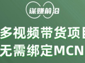 多多视频带货个人版：0门槛0绑定，轻松月入3000+-54创业网