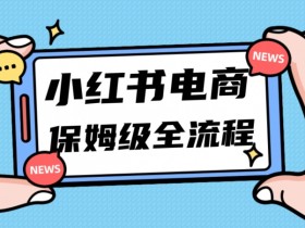小红书电商11月新玩法：月入5w三天出单，新手小白也能快速上手-54创业网