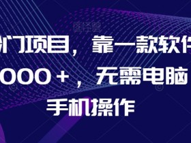 手机AI赚钱：日入1000+的冷门项目揭秘，无需电脑轻松操作-54创业网