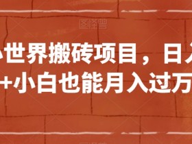 QQ小世界搬砖赚钱攻略：日入500+新手教程，轻松月入过万秘籍大公开-54创业网