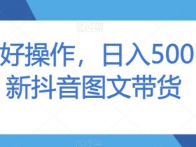 抖音图文带货揭秘：新手轻松日入500+的赚钱技巧-54创业网