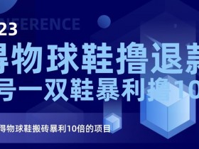 2023得物球鞋退款暴利项目：单号撸1000元，比搬砖暴利10倍！-54创业网
