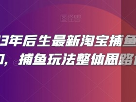 2023淘宝捕鱼2.0最新玩法：后生必看的高效捕鱼思路全解析-54创业网