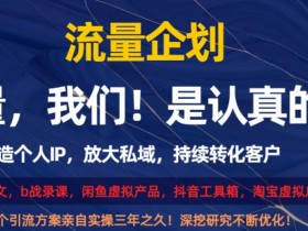 个人IP打造：3步放大私域流量，持续转化客户实战技巧-54创业网