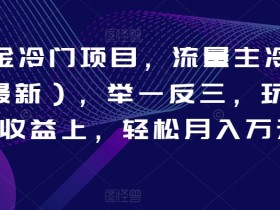 AI掘金冷门项目：流量主冷门赛道最新玩法，单日收益轻松月入万元揭秘-54创业网