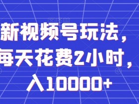 视频号赚钱新玩法：正能量赛道2小时躺赚10000+实操揭秘-54创业网