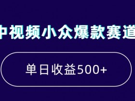 中视频小众爆款赛道7天涨粉5万+：小白无脑操作轻松月入上万揭秘-54创业网