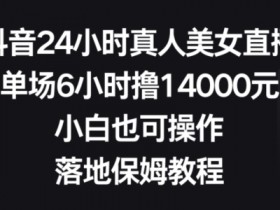 抖音美女直播赚钱：6小时赚14000元，新手小白也能做的保姆级教程-54创业网