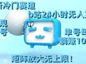 B站无人直播冷门赛道：0违规0封号，单号日赚100+，矩阵放大躺赚秘籍-54创业网