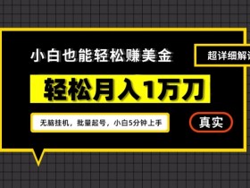 谷歌看广告撸美金2.0，无脑自动运行，多号操作，月入1万刀【揭秘】-54创业网