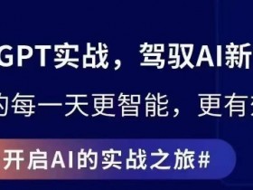 ChatGPT实战指南：AI创新应用与性能优化技巧，解锁智能未来-54创业网