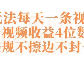 快手赚钱新玩法：单条视频收益4位数起，不违规不擦边不封号揭秘-54创业网