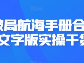 AI破局航海手册：AI实操干货合集，文字版SEO优化指南-54创业网