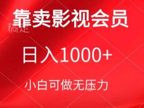 影视会员赚钱：日入1000+保姆级教程，新手轻松上手【揭秘】-54创业网