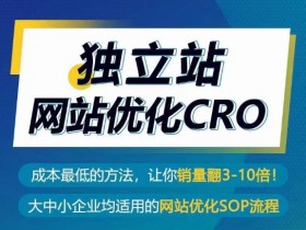 独立站CRO优化：低成本方法让销量暴增3-10倍-54创业网