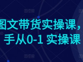 AI图文带货实操课：0基础新手从0-1快速上手AI带货实战-54创业网