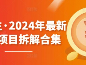 2024年最新副业项目拆解合集：黄岛主揭秘无水印赚钱攻略-54创业网