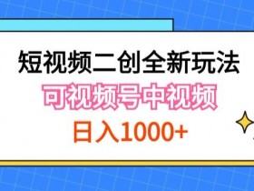 短视频二创实操：视频号分成+中视频计划，打造长期IP玩法揭秘-54创业网