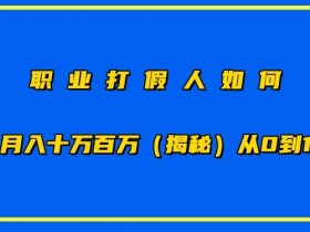 职业打假人赚钱秘籍：0基础月入10万+真实案例大揭秘-54创业网