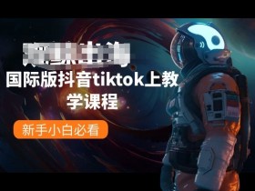 TikTok新手小白必看：国际版抖音教学课程从0到1快速上手-54创业网