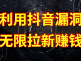抖音链接漏洞赚钱：无限拉新秘籍+操作流程大揭秘-54创业网