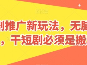 短剧搬运新玩法：无脑推广秘籍，干短剧赚钱必看！-54创业网