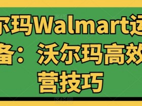 沃尔玛运营技巧：Walmart高效运营必备指南，提升销量快人一步-54创业网
