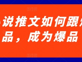 爆品小说推文秘籍：3步打造爆款内容技巧大公开-54创业网