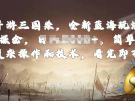 三国杀手游新玩法揭秘：蓝海战术简单粗暴，零基础秒上手-54创业网