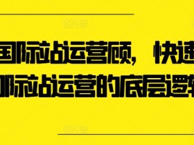 外贸国际站运营顾问：3步掌握国际站运营底层逻辑技巧-54创业网