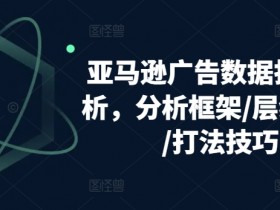 亚马逊广告优化指南：数据拆解、分析框架与投放技巧-54创业网