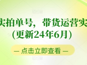 2024最新图书实拍带货运营课：0粉起号速成，老号转型实战，零基础入门到进阶-54创业网