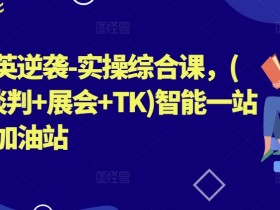 外贸精英逆袭：智能拓客谈判展会TK一站式外贸实操课-54创业网