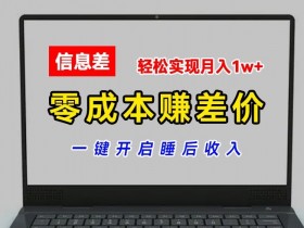 零成本赚差价：批发倒卖平台账号，睡后收入月入1w+揭秘-54创业网