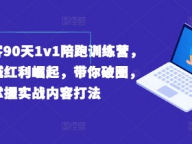 实体同城获客训练营：90天1v1实战陪跑，抓住红利破圈增长-54创业网