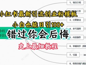 2024小红书创业粉引流教程：手把手教你最实用引流技巧【揭秘】-54创业网
