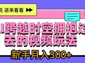 AI视频赚钱秘籍：新手用AI复活老照片月入3000+实操教程-54创业网