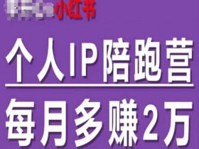 60天打造双渠道个人IP：小红书陪跑营，自动转化成交，每月多赚2w-54创业网