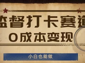 0成本变现！监督打卡副业揭秘，小白也能轻松赚钱-54创业网