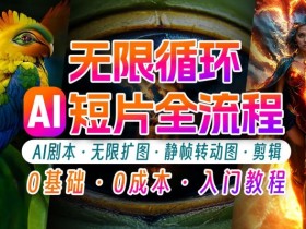 AI剪辑无限循环画面赚钱：新手轻松月入上万的秘技大公开-54创业网