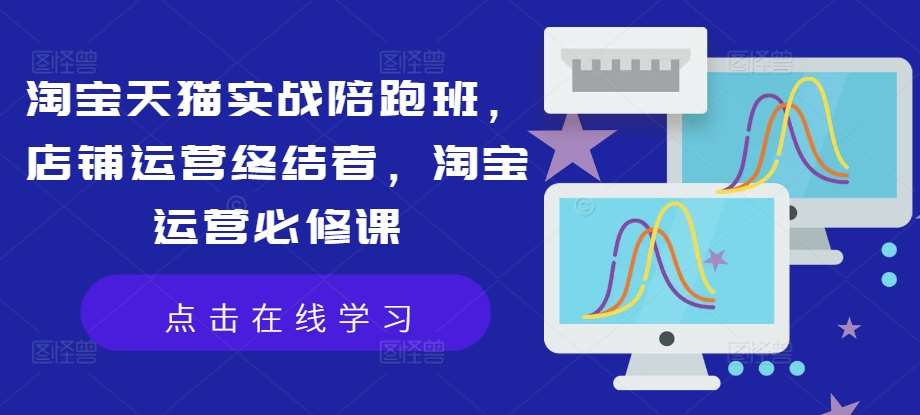淘宝运营必修课：天猫实战陪跑班，手把手教你成为店铺运营终结者-54创业网
