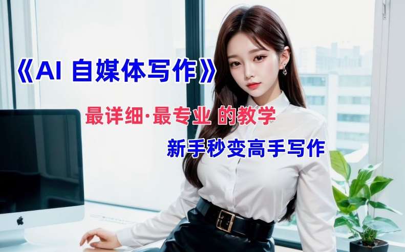 AI写作教程：新手秒变高手的自媒体文章创作指南-54创业网