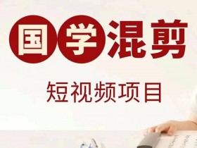 国学短视频混剪赚钱：快速涨粉日入300+，抖音快手小红书视频号分成-54创业网